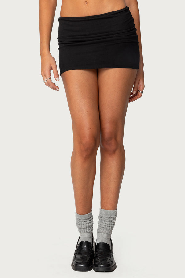 Aisha Low Rise Mini Skirt