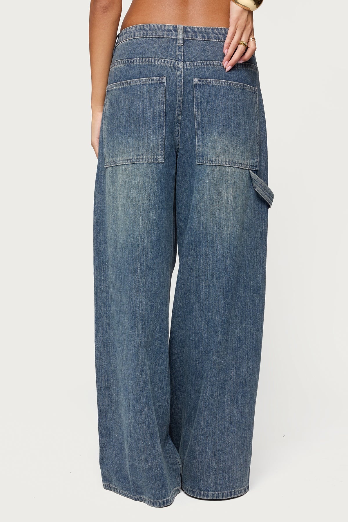Jaycee Low Rise Baggy Carpenter Jeans