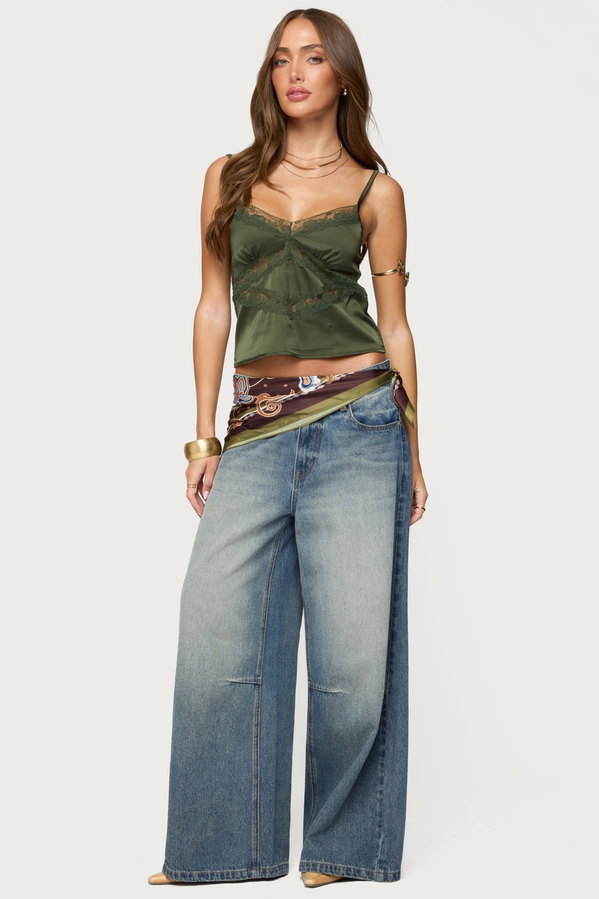 Tamar Satin Effect Tank Top