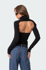 Turtle Neck Shrug Sweater