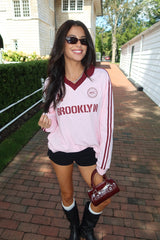 Brooklyn Contrast Oversized Rugby Shirt