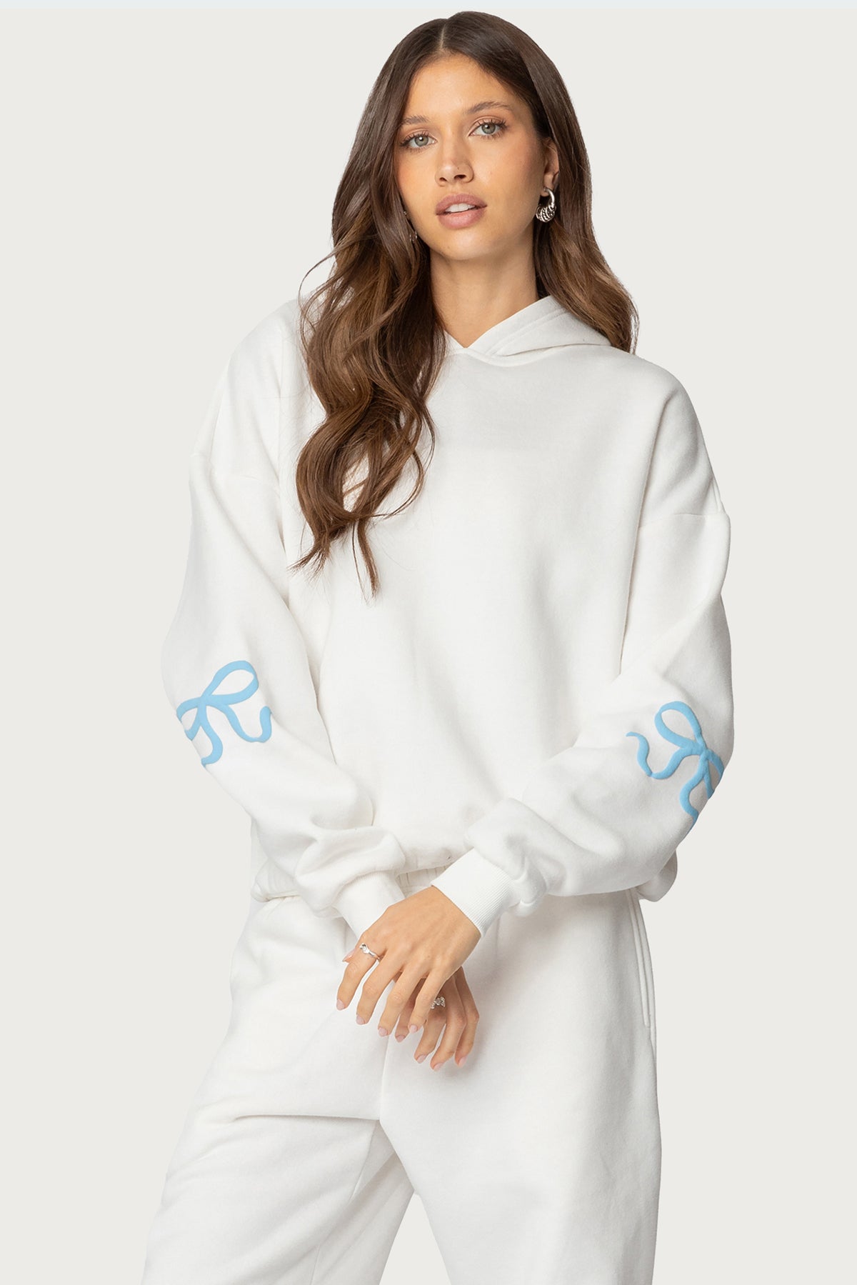 Bonney Bow Detail Hoodie