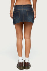 Chiara Denim Micro Skirt