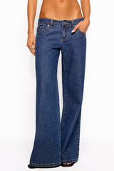 Raiyne Low Rise Wide Leg Jeans