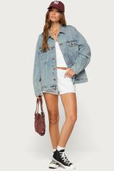 Dalia Oversized Denim Jacket