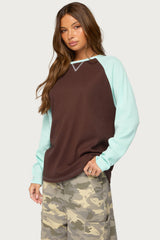 Me Time Oversized Waffle Top
