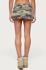 Bayside Slitted Micro Skort