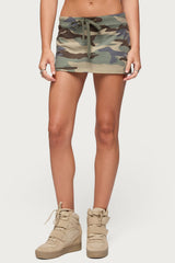 Bayside Slitted Micro Skort