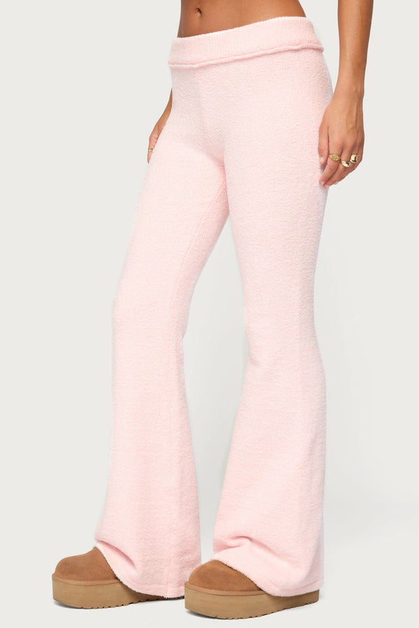 Plush Flared Trousers