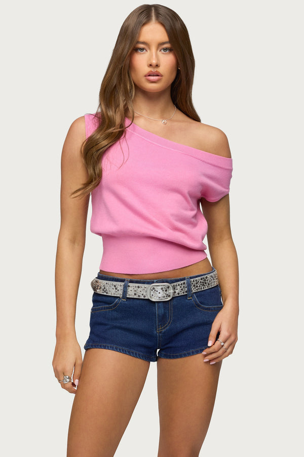 Michaela Off Shoulder Knit Top