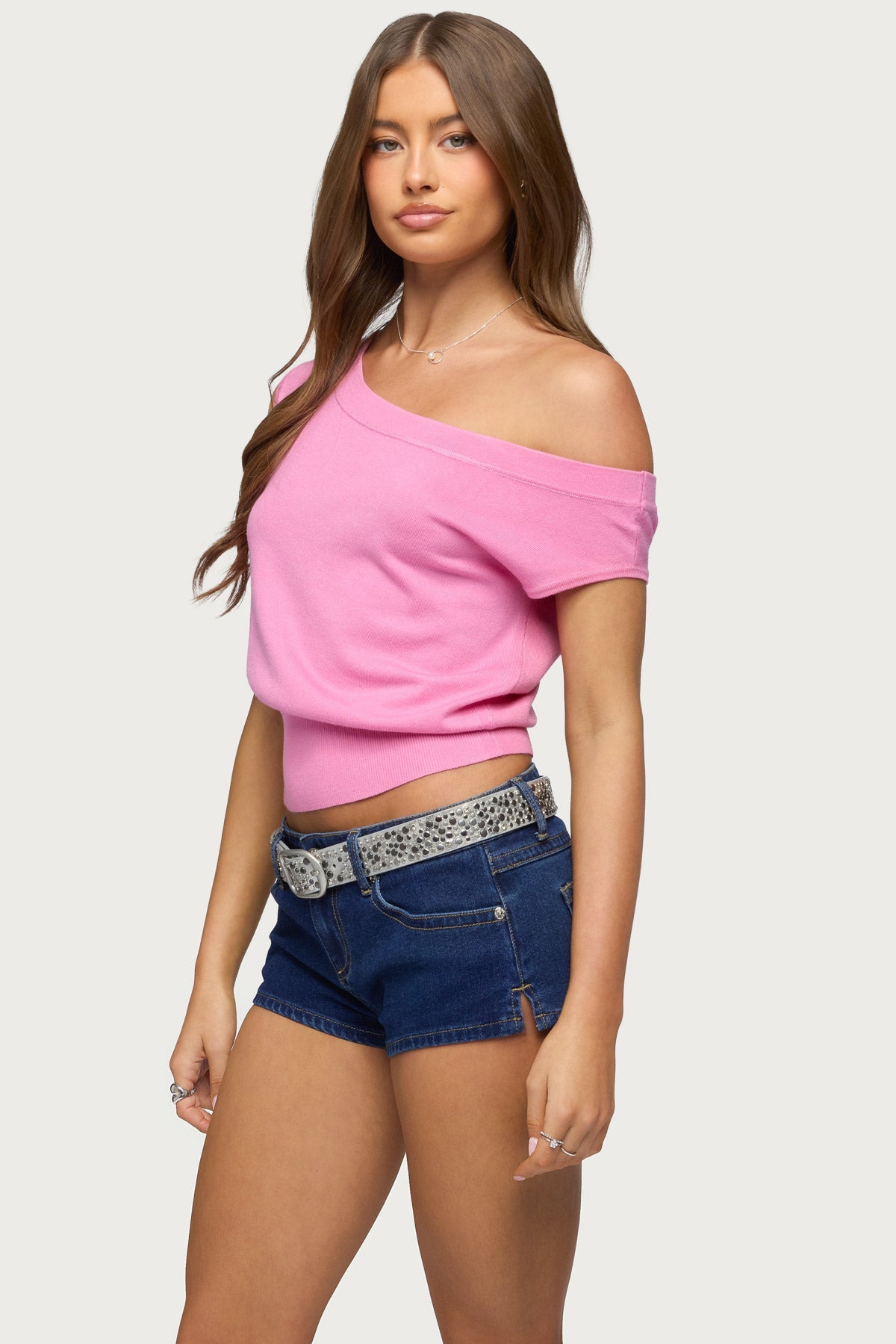 Michaela Off Shoulder Knit Top