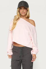 Aveline Off Shoulder Light Sweatshirt
