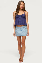Halsey Ruffle Tank Top