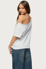 Hawaiian Babe Off Shoulder T Shirt