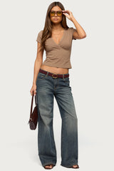 Merinda V Neck T Shirt