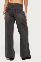 Meredith Low Rise Wide Leg Jeans