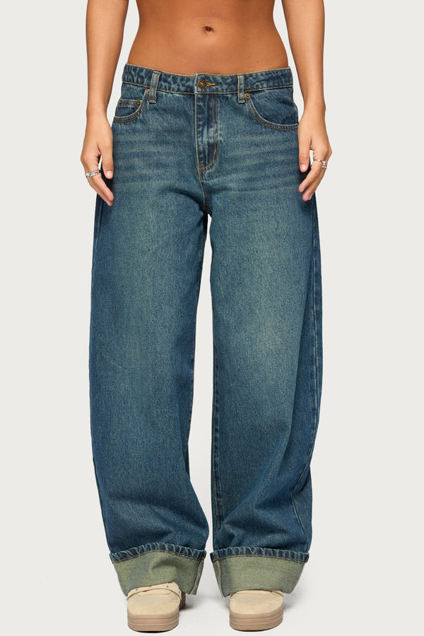 Kella Low Rise Baggy Jeans