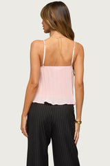 Rhian Lacey Pleated Babydoll Top