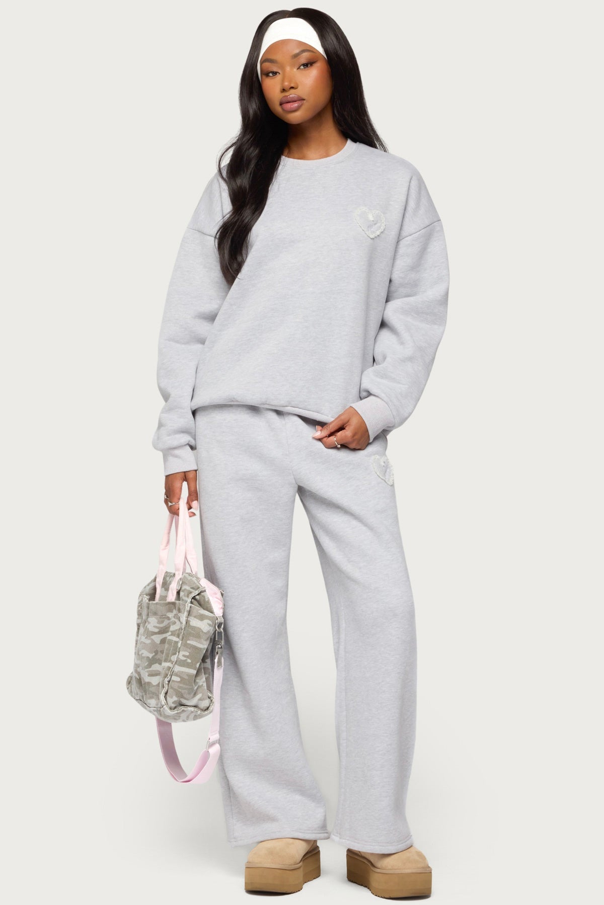 Love Edikted Wide Leg Joggers