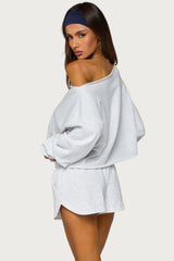 Kordelia Off Shoulder Sweatshirt