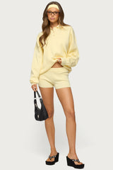 Lorie Oversized Knit Polo Sweater