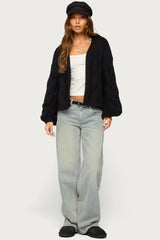 Braiden Chunky Cable Knit Cardigan