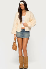 Braiden Chunky Cable Knit Cardigan