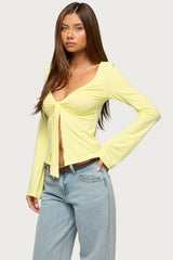 Scarlette Tie Front Top