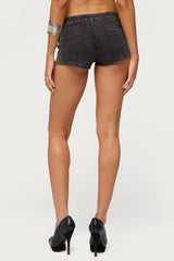 Sashe Stretchy Denim Shorts