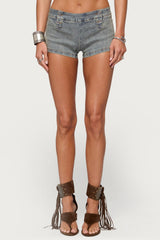 Sashe Stretchy Denim Shorts