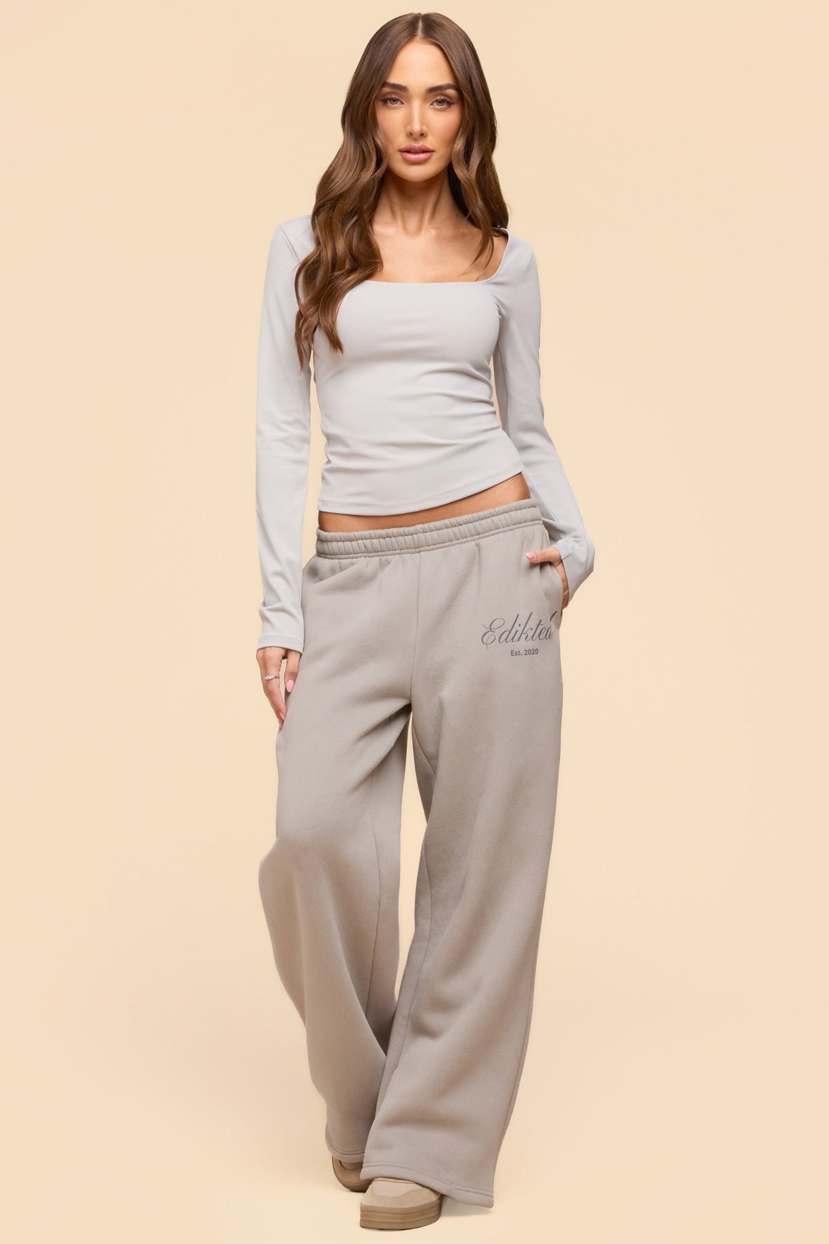 Hayden Square Neck Long Sleeve Top