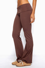 Oriane Foldover Flared Leggings