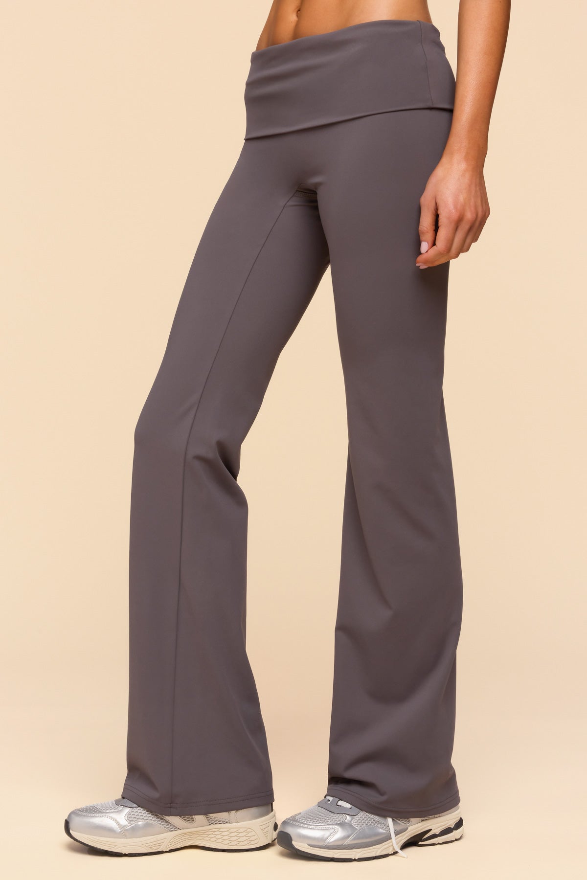 Oriane Foldover Flared Leggings