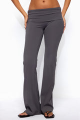 Oriane Foldover Flared Leggings