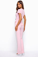 Ivanne Foldover Flared Trousers