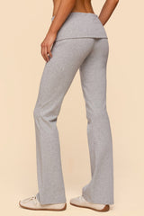 Ivanne Foldover Flared Trousers