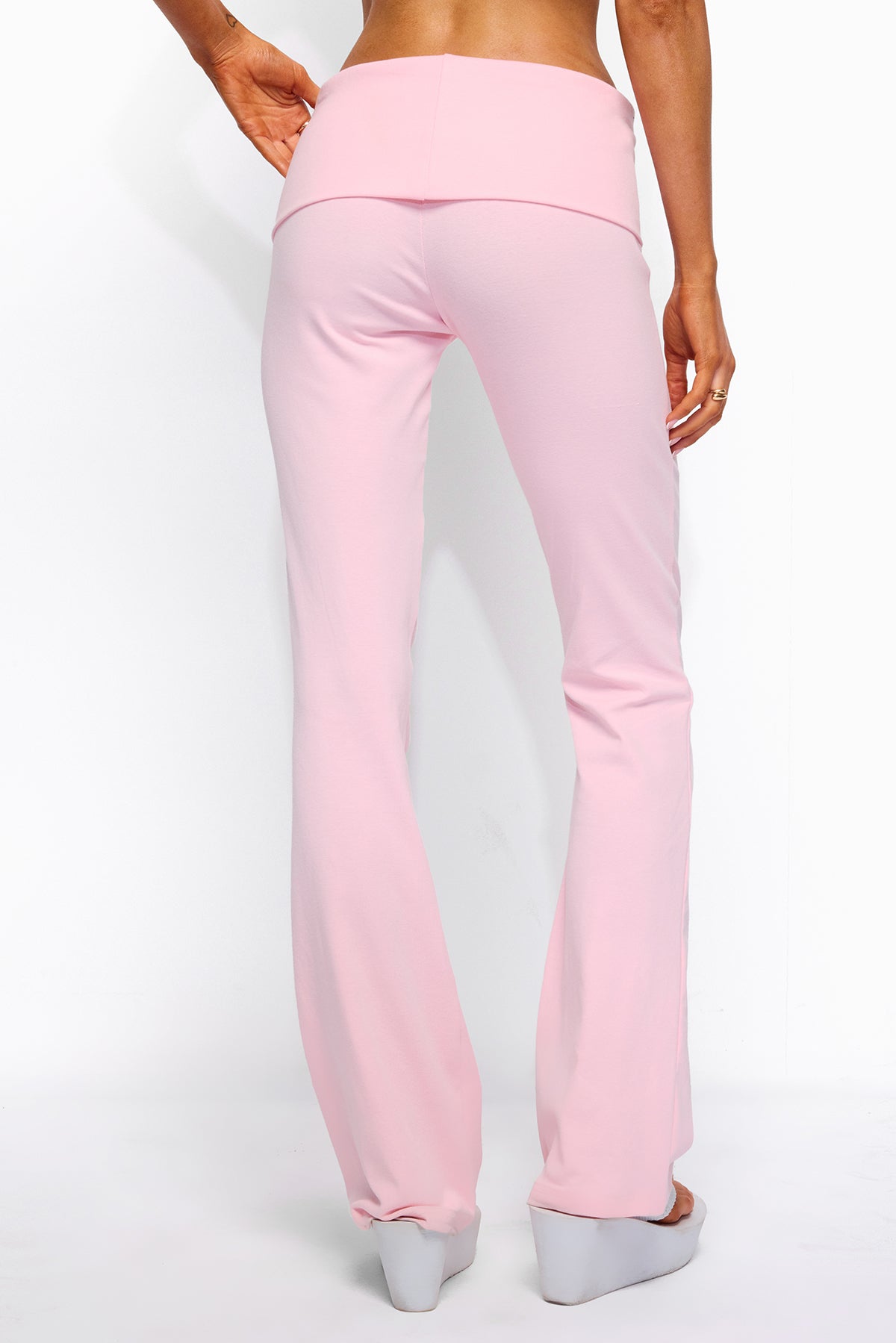 Ivanne Foldover Flared Trousers