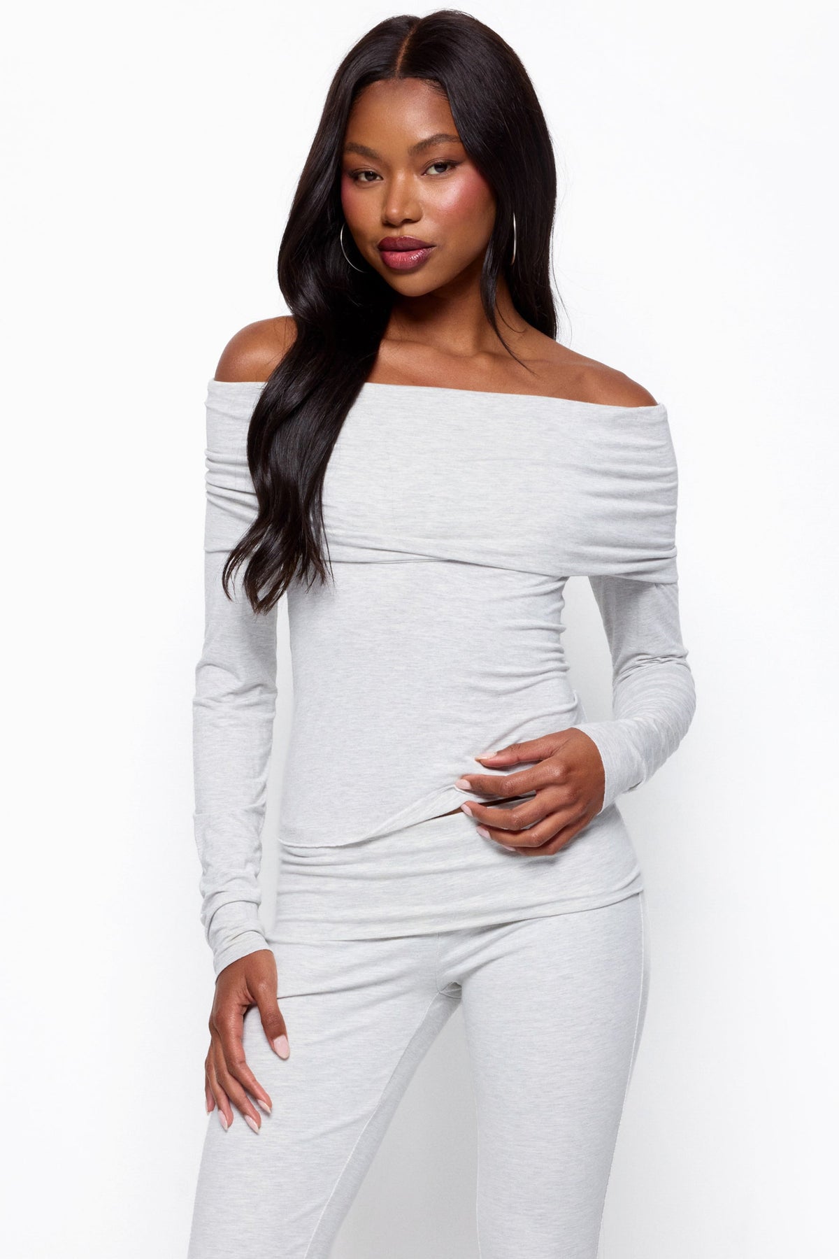 Habiba Foldover Off Shoulder Top