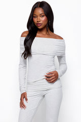 Habiba Foldover Off Shoulder Top
