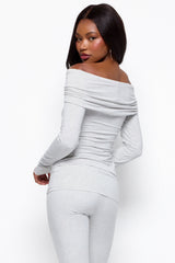 Habiba Foldover Off Shoulder Top