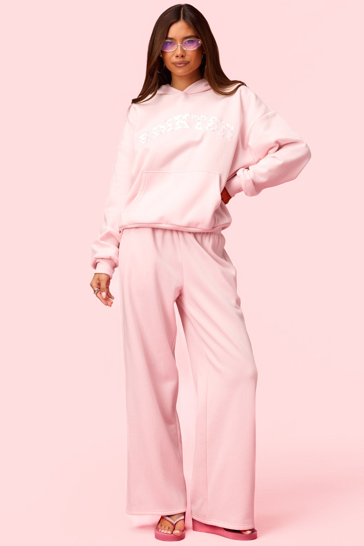 Edikted Hearts Barbie™ Oversized Hoodie