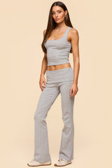 Ivanne Foldover Flared Trousers