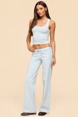 Linda Ribbed Scoop Neck Tank Top