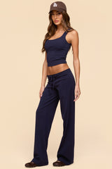 Linda Ribbed Scoop Neck Tank Top