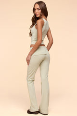 Linda Ribbed Scoop Neck Tank Top