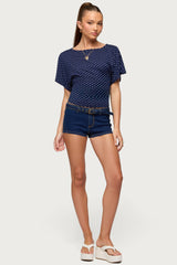 Abriana Ruched Waist Top