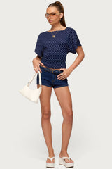 Abriana Ruched Waist Top