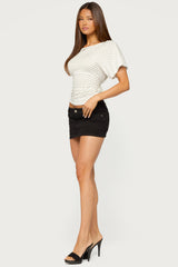 Abriana Ruched Waist Top