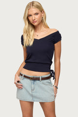 Marula Wide V Neck Top