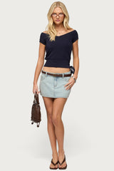 Marula Wide V Neck Top